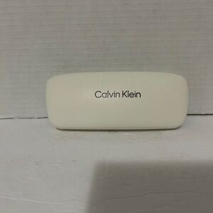 Calvin Klein Cream Eyeglass Case